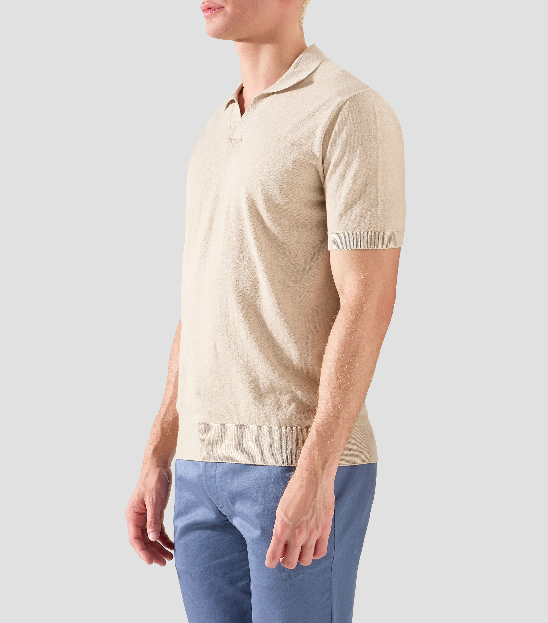 Playera tipo polo con manga corta Hombre